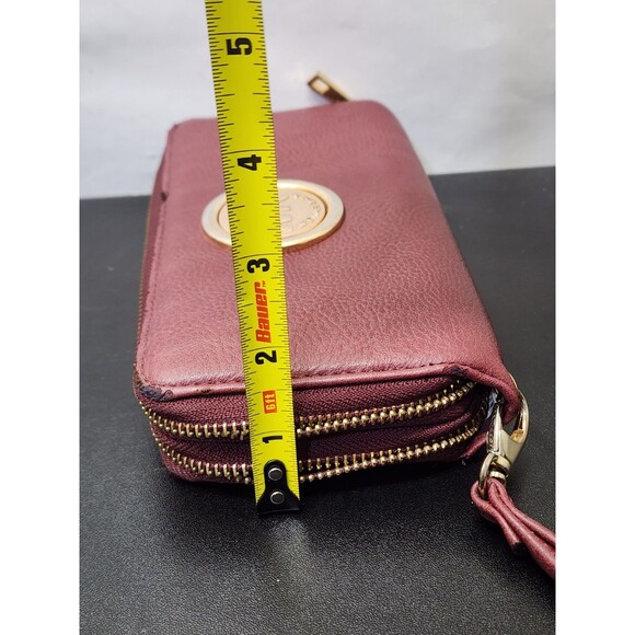 Michael Kors Jet Set Travel Women's Leather Wallet - Red Velvet (35S9GTVE7L) - Picture 4 of 6